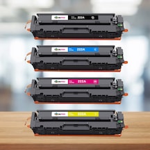Hp Laserjet Pro 3303 Uyumlu Toner Takımı Çipli / 222a - W2220a Siyah - Mavi - Sarı - Kırmızı
