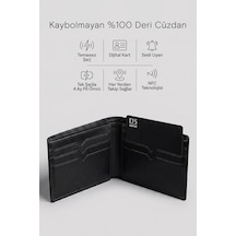 D'S Damat Ds Damat Siyah Kutulu Hakiki Deri Akıllı Takip Cihazlı Kaybolmayan Cüzdan 6hc59ortst134 Çok Renkli