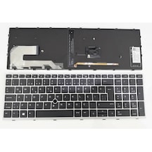 Hp Elitebook 850 G6, 850 G5 İle Uyumlu Notebook Klavye - Tuş Takımı / Siyah - Tr - Backlit