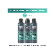 Dove Men +care Advanced Erkek Deodorant 72 Saat Koruma Eucalyptus Mint 150 Ml X3