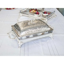 Dikdötgen Kapaklı Camlı Sunumluk Kumlu No2