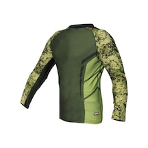 Dosmai Dijital Baskılı Uzun Kollu Rashguard Kamuflaj Rg071 Yeşil Kamuflaj