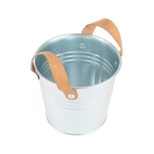 Farist Garden Deri Saplı Galvaniz Saksı 16 X 14 Cm - 3 Adet Tarı