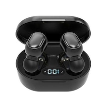 Fortunelane E7s Siyah Tws Bluetooth Kulaklık - Bt 5.1, Hifi Ses, Su Geçirmez, Analog Pil Göstergesi, Ergo Konfor