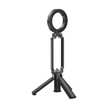 C208 Karabinalı Telefon Tutucu Klipsli Çanta Ve Kemer Askılı Tripod Stand