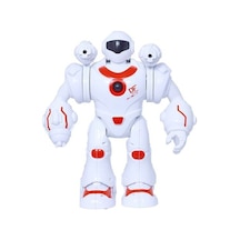 Sesli Ve Işıklı Savaş Robotu Kırmızı