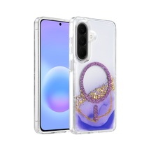 Onegif Samsung Uyumlu Galaxy A37 5g Lotus Simli Magsafe Kapak - Mor - 100 00