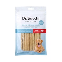 Dr. Premium Sığır Etli Doğal Sığır Derisi Burgu Çubuk Tahılsız Köpek Ödülü 5" 7-8 Gr 15'li