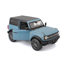 Maisto 1/24 2021 Model Ford Bronco Badlands Mavi