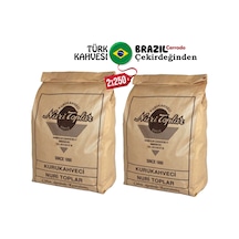 Nuri Toplar Brazil Cerrado 2x250 Gr Türk Kahvesi Taze Çekilmiş