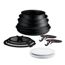 Tefal Ingenio Expertise 5x Büyük Set - 12 Parça Siyah