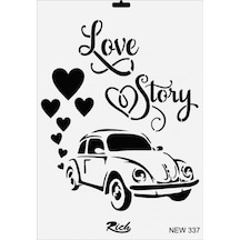Mey İthalat Rich New Seri N-337 Stencil 35x25 Cm 1