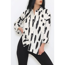 Gabardin Ceket Beyazsiyah - 8932.1361.