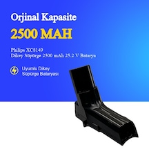 Philips Xc8149 Dikey Süpürge 2500 Mah 25.2v Batarya