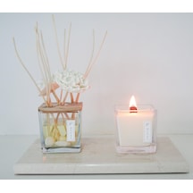 Missi Vıp 250 Cc Dekorlu Dark Amber Oda Kokusu ve vegan Mum Seti