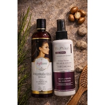 Atkuyruğu Özlü Şampuan 400 Ml + Biovitals Argan Keratin Saç Bakım Sütü 250 Ml