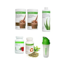 Herbalife Set 2 Adet Çikolata Shake - 1 Aloe - 100 Gr Çay - Thermo Complete Ve Shaker