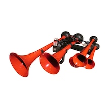 Ahmet Otomotiv Seger Metal 5 Borulu Dadan Korna Hido 12 Volt