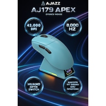Aj179 Apex 8.000 Hz-30.000 Dpı, Huano Optik Switch-rgb Manyetik Ekranlı Şarj Doku Diğer