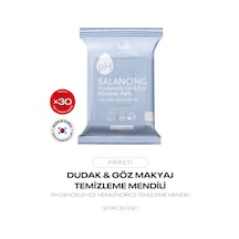 Dudak Ve Göz Makyaj Temizleme Mendili Hyaluronic Acid Ph Balancing Lip&eye Remover Pads 30'lu