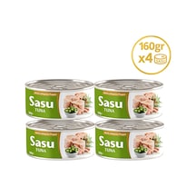 Sasu Jalapeno Biberli Ton Balığı Bütün Dilim 4 x 160 G