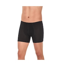 3 Adet Yıldız Erkek Bambu Boxer Short Siyah 321 Siyah