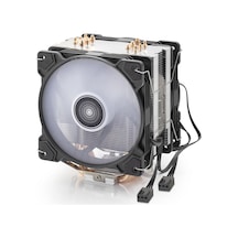 Cpu I Şlemci Kule Tipi Soğutucu Çift Fanlı 6 Bakır Borulu - Siyah Nd2601