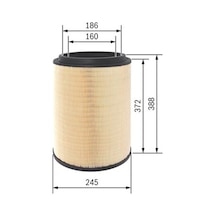 Bosch Hava Filtresi F026400411