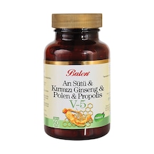 V5 Arı Sütü Kırmızı Ginseng Polen Propolis 60 Tablet X 1015 Mg