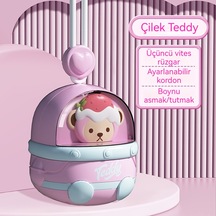 Aurora Hafif Usb Şarj Karikatür Asıl İboyun El Yapraksız Fan Küçük 1