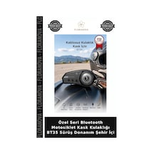 Özel Seri Bluetooth Motosiklet Kask Kulaklığı Bt35 Sürüş Donanım Şehir İçi