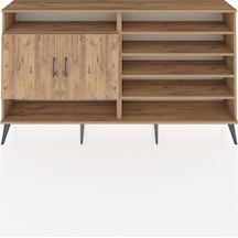 Arges Konsol 7 Raflı 2 Kapaklı 176x30x99 Çam-çam Atlas Çam/atlas Çam - Atlas Çam