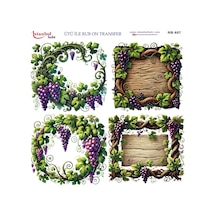 Ütü İle Rub On Transfer Kağıdı 30x30cm Rb-657