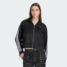 Adidas Ks1394 Denım Fb Jacket Kadın Eşofman Üstü Siyah