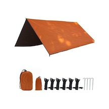 Rogfer Açık Kamp Malzemeleri Çok Fonksiyonlu Kamp Güneşlik Su Geçirmez Ve Neme Dayanıklı Mat Ultra Işık Gökyüzü, Boyut: 300 X 300cm Turuncu , Boyut:300 X 300cm Turuncu Diğer Çok Renkli Çok Renkli