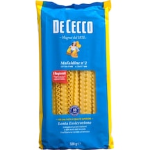 De Cecco Mafaldine 500 G İtalyan Makarna, Dalgalı Şerit Form Sos Tutucu