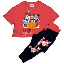 Minnie Mouse Kız Çocuk Tshirt Takım 3-14 Yaş 6431