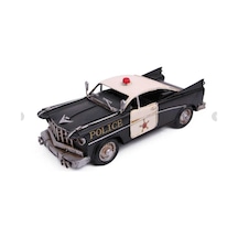 Dekoratif Chevrolet Metal Polis Arabası