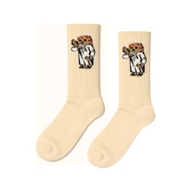 Carnaval Socks Kuşlu Bear Desenli Tenis Çorap Çok Renkli
