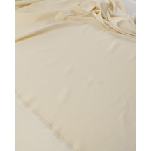 Krem Renkte Krep Kumaş 130x350cm-11329