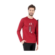 6063 Erkek Uzun Kollu Bisiklet Yaka Pijama Takımı-bordo Bordo