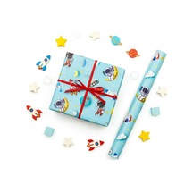 70x100 Cm Çocuklara Özel Premium Hediye Paketleme Kağıdı 2'li Set / Eğlenceli Tema, Kalın, Kolay Sarılır, Özel 1