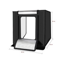 Yenilzd 60x60cm Profesyonel Stüdyo Led Işıklı Ürün Fotoğraf Çekim