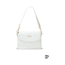Just Polo Günlük Kombinlere Uygun Kadın Orijinal Günlük El Ve Omuz Çantası Shoulder Bag Beyaz
