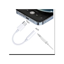 Galaxy S7 Uyumlu Type-c To 3.5 Mm Jack Kulaklık Çevirici Aux Dönüştürücü Adaptör