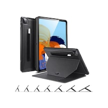 Apple Uyumlu iPad, Pro 11inç M4 2024 Kılıf Multifunction Leather Case A2228 A2068 A2230 A2231 Kılıf