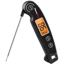 Thermopro TP605B Katlanabilir Problu Profesyonel Gıda Pişirme Termometresi-Siyah