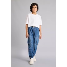 Defacto Jogger Fıt Jean Pantolon Erkek Çocuk F9711a826spnm28 Mavi-nm28