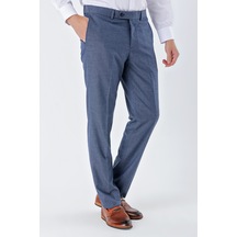 Lacivert Yan Cepli Comfort Fit Rahat Kesim Klasik Pantolon 1003235152-lacivert