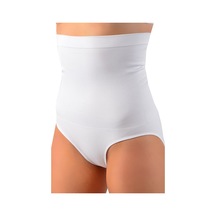 Pemilo Kadın 890 Dikişsiz Silikonlu Slip Korse Beyaz